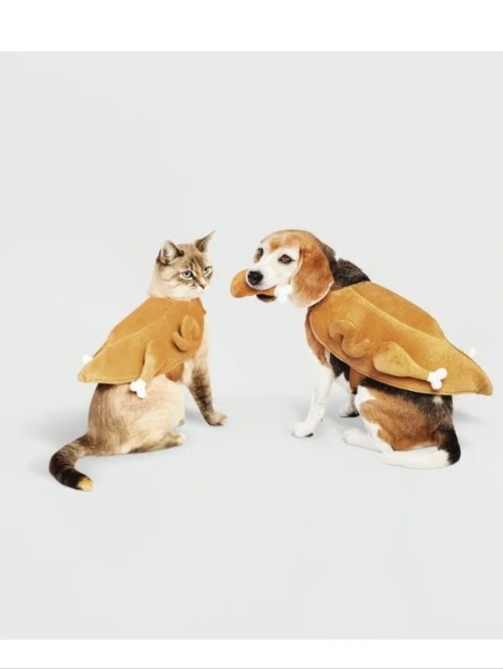 Boots & Barkley Tan Cat/Dog Costume - Turkey Pet Outfit